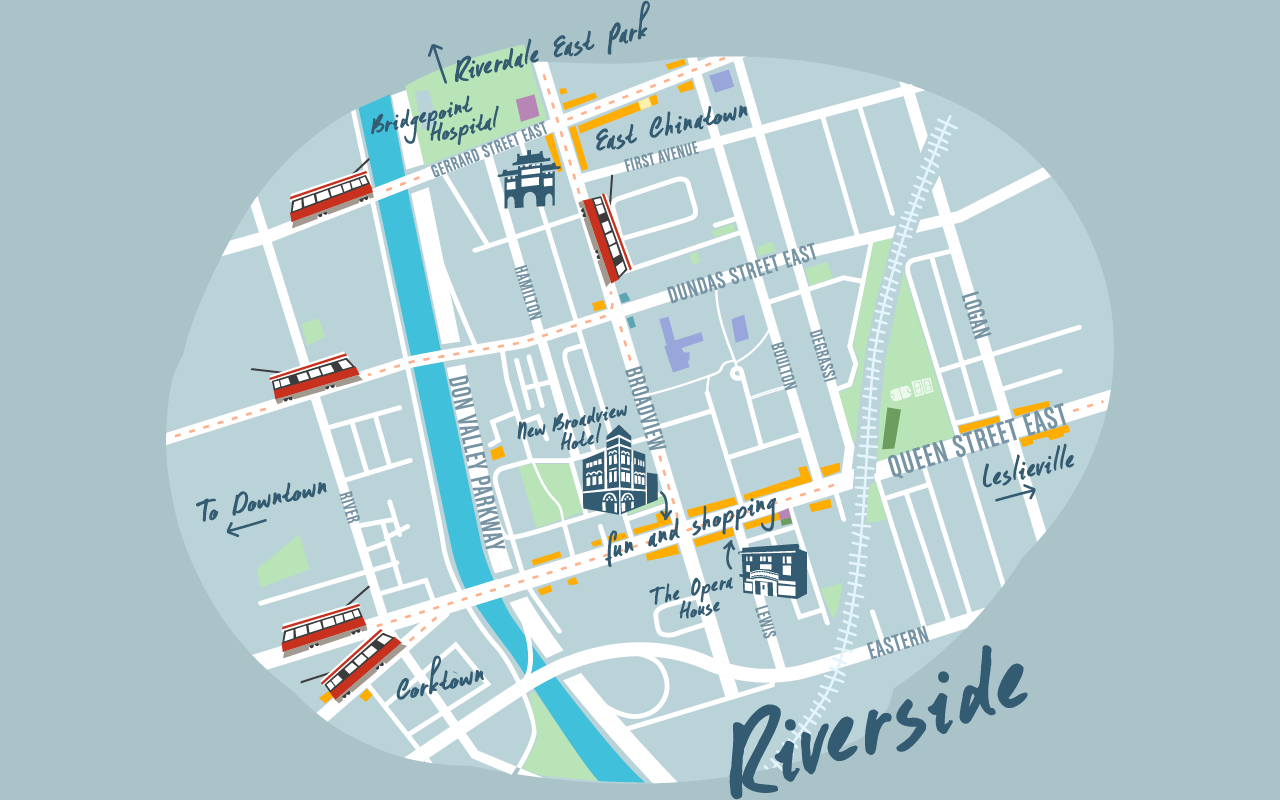 Riverside Map 